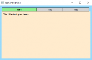 How to change the color of the selected tab in the TabControl - WPF ...